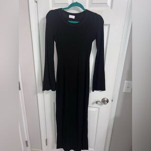 NWOT | Pink Lily Classic Black Long Sleeve Dress, Size S